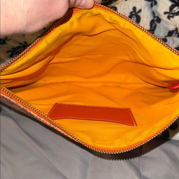 Goyard Orange Clutch - Picture 8 of 10